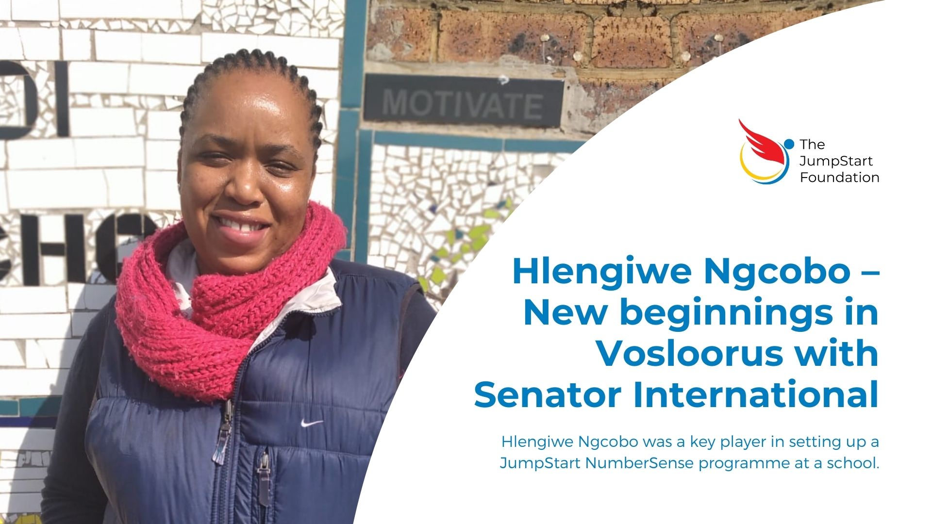 Hlengiwe Ngcobo - New beginnings in Vosloorus with Senator International