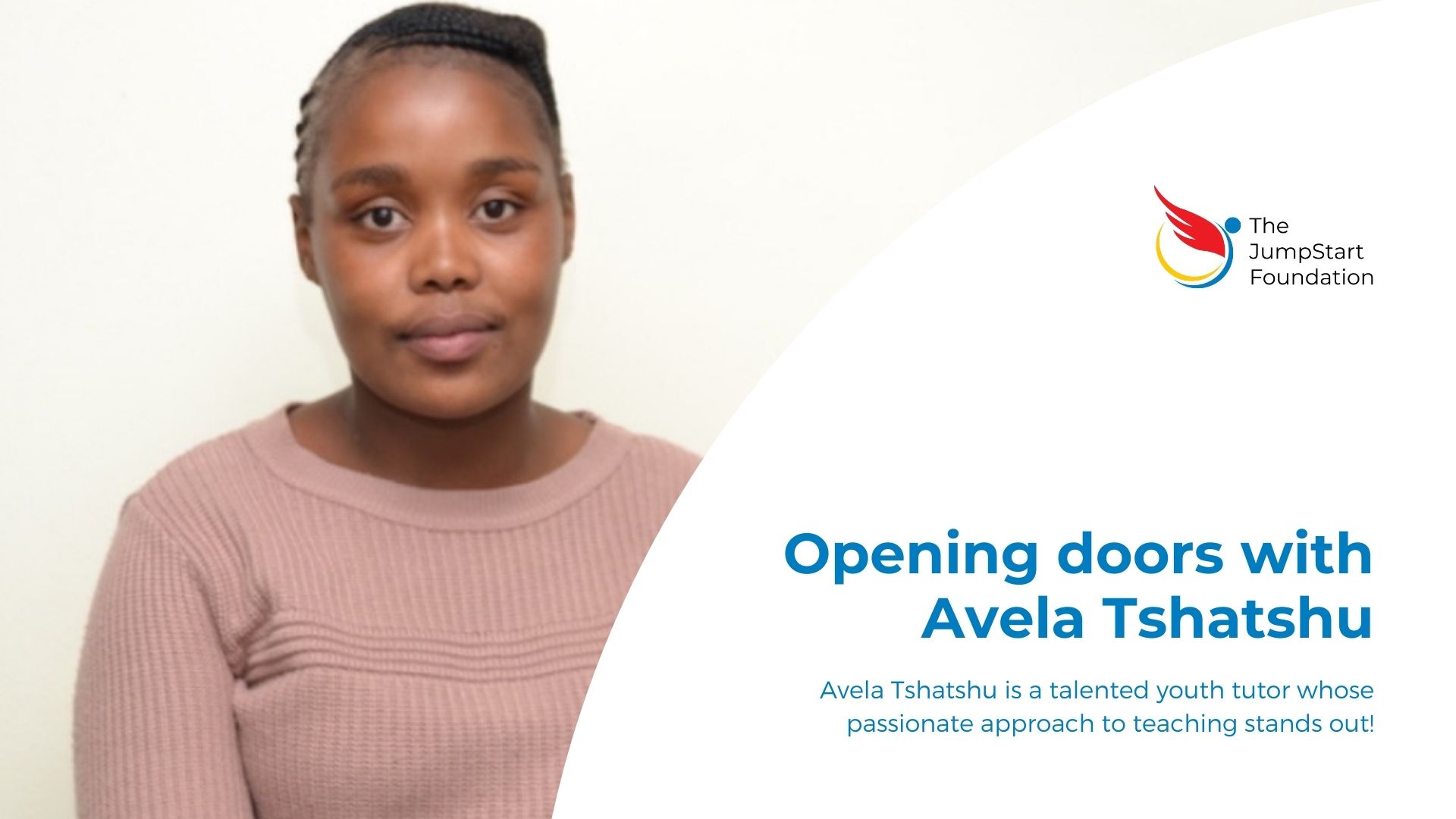 Opening doors with Avela Tshatshu
